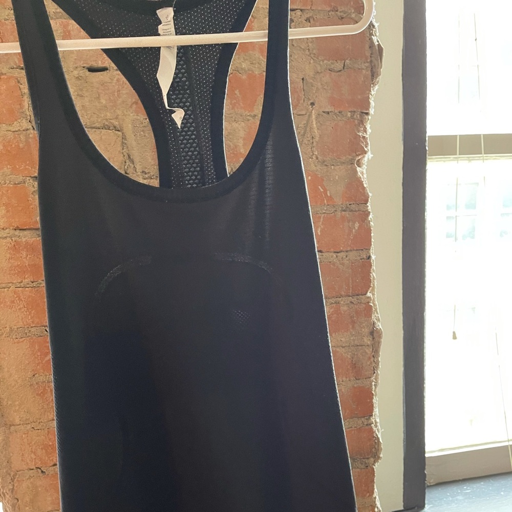 Lulu Lemon Black Tank Top size 10!